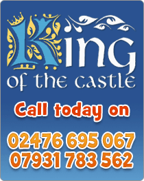 www.kingofthecastlecoventry.co.uk - Call today on 02476 695 067 / 07931 783 562